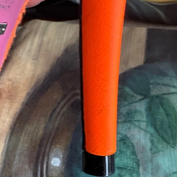 Gucci Elegant Orange Lace Mary Jane Heels Sz 40 - Picture 4 of 13